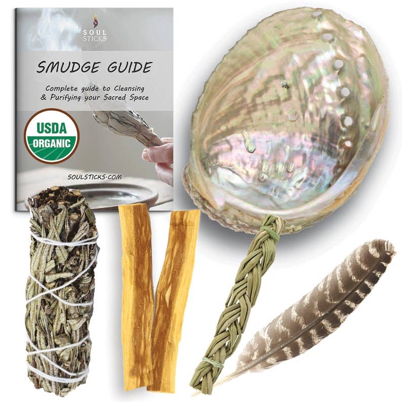 Kit de iniciación para sahumar con guía - Varitas de Yerba Santa Soul
