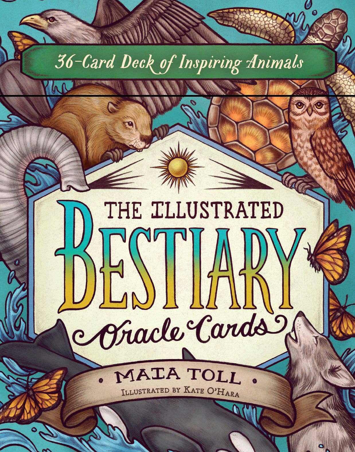 Las Cartas Oráculo del Bestiario Ilustrado de Maia Toll