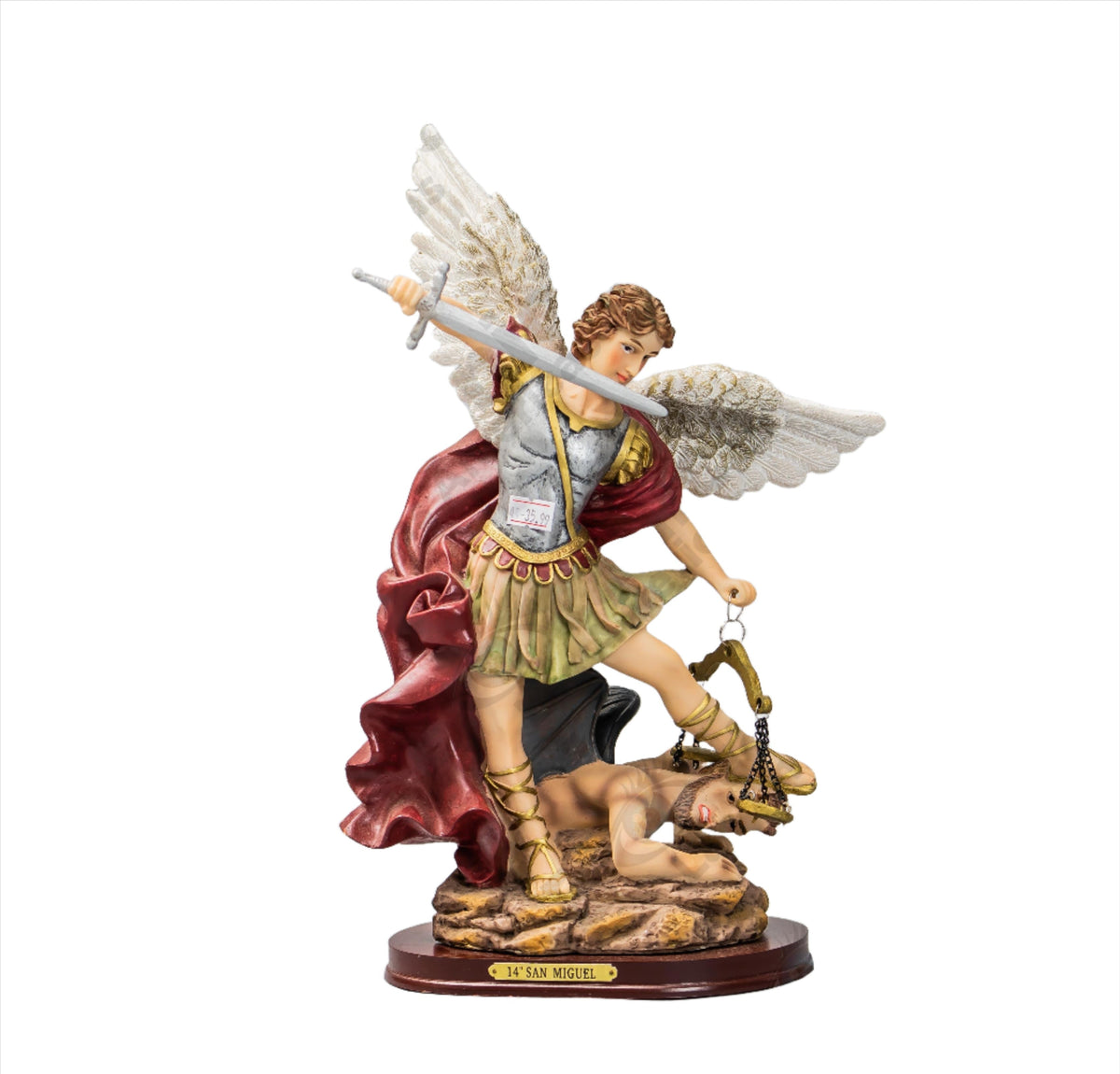 San Miguel Arcángel / St. Michael the Archangel - Religious Statue 14"