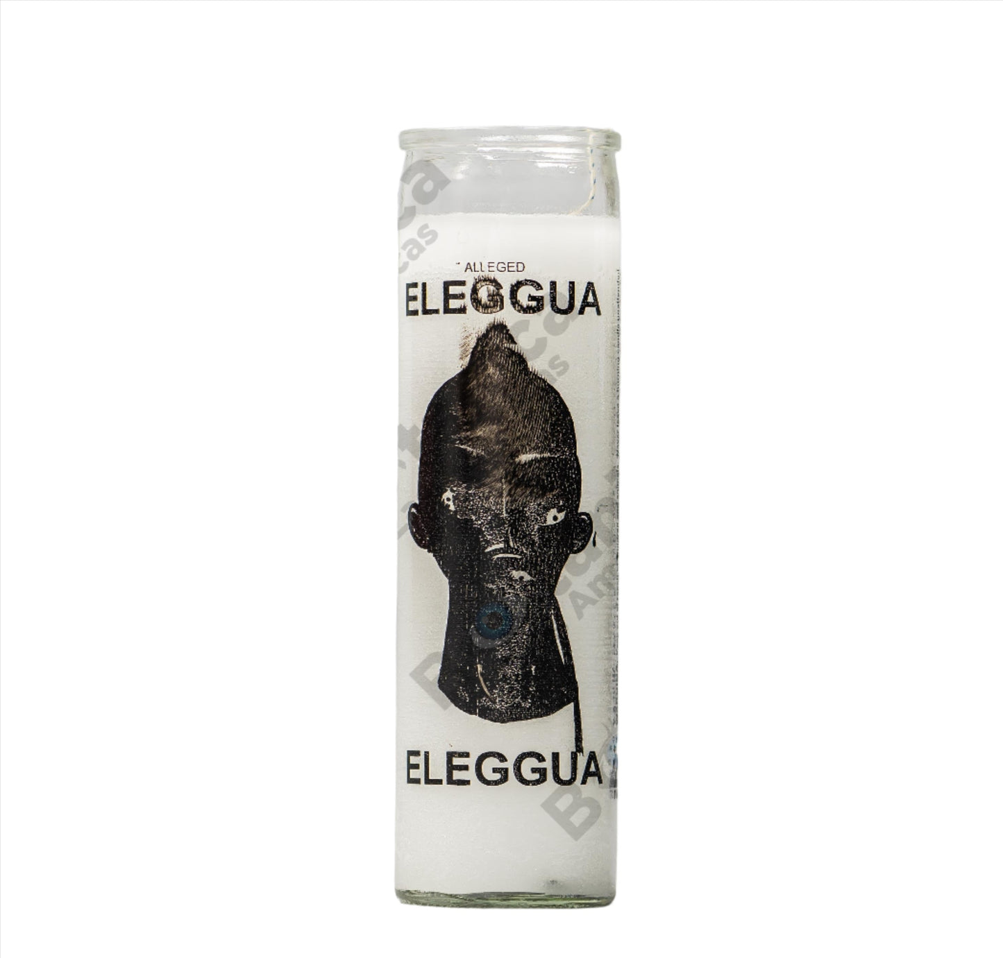 Vela Blanca de Elegguá de 8" / Vela Blanca de Eleguá de 7 días - Abre Caminos y Protección
