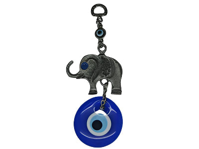 Amuleto de elefante con ojo turco - 7''