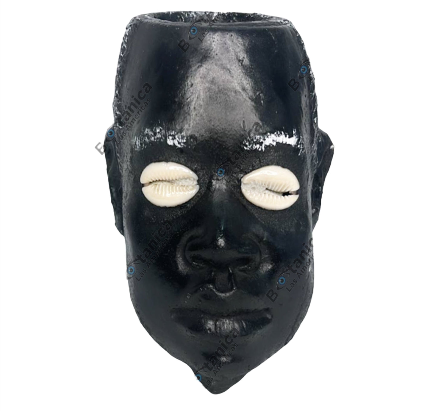 Eleggua pintado de negro