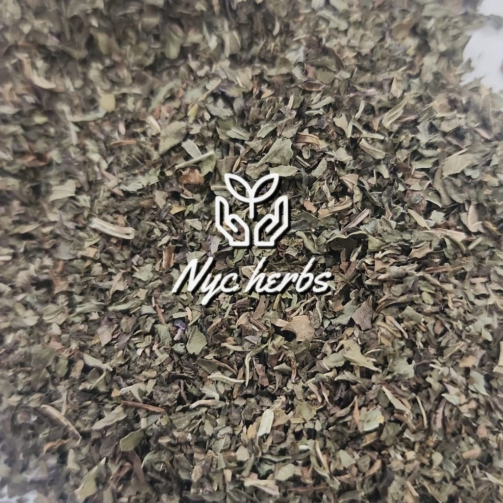 Hoja de menta piperita