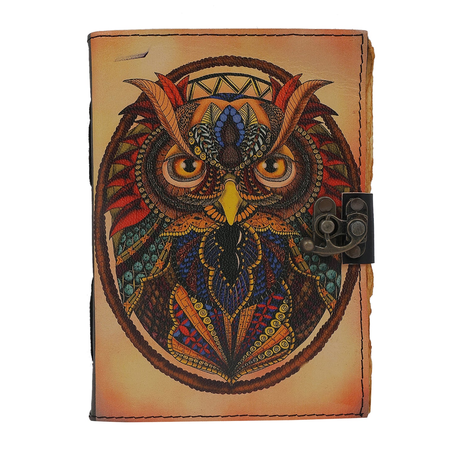 Cuaderno de papel con bordes irregulares BÚHO, aprox. 5"x7"