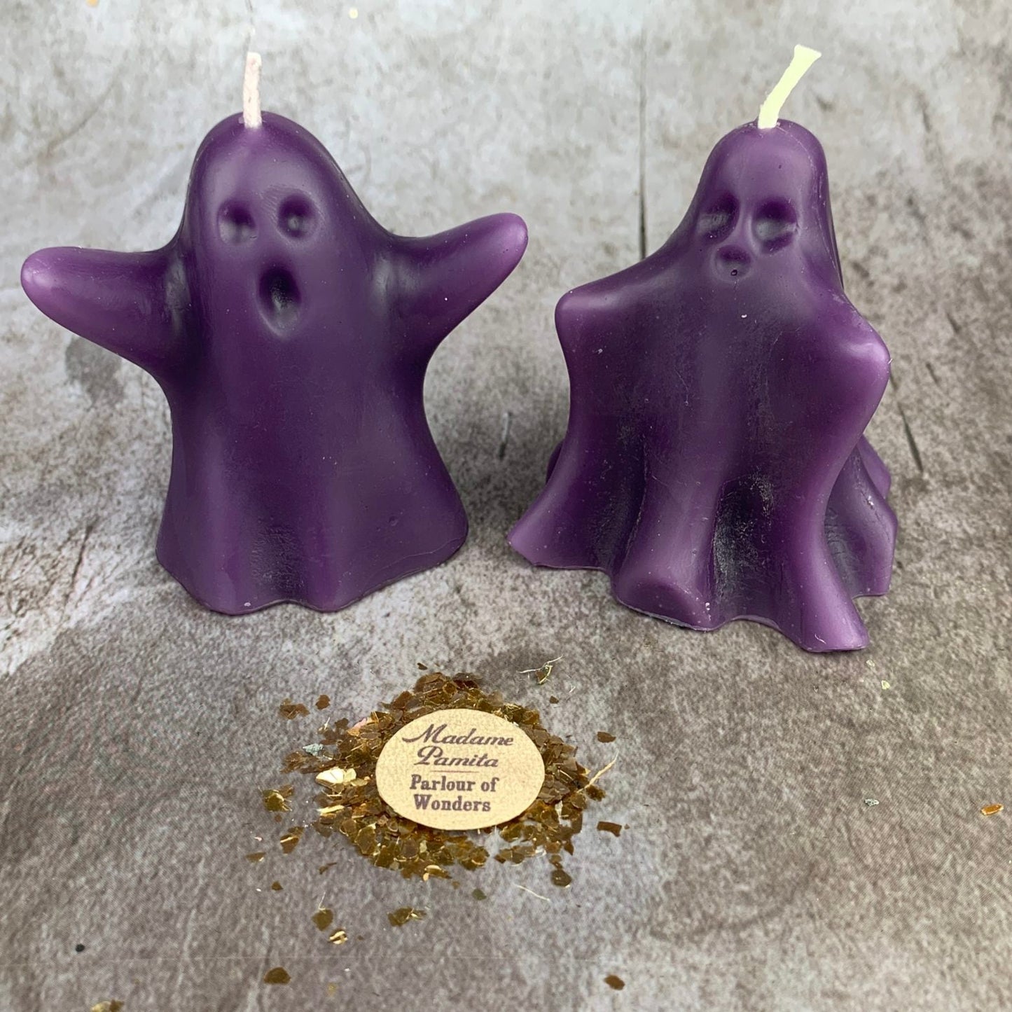 Set de Velas Hechizo de Cera de Abeja para Fantasmas de los Deseos - Magia del Espíritu Guía y los Ancestros