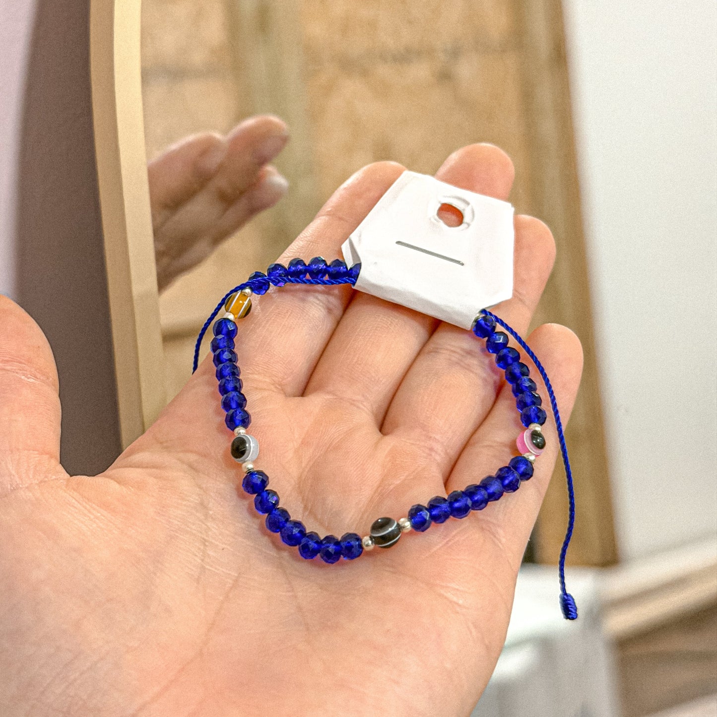 Pulsera Azul de Protección contra el Mal de Ojo