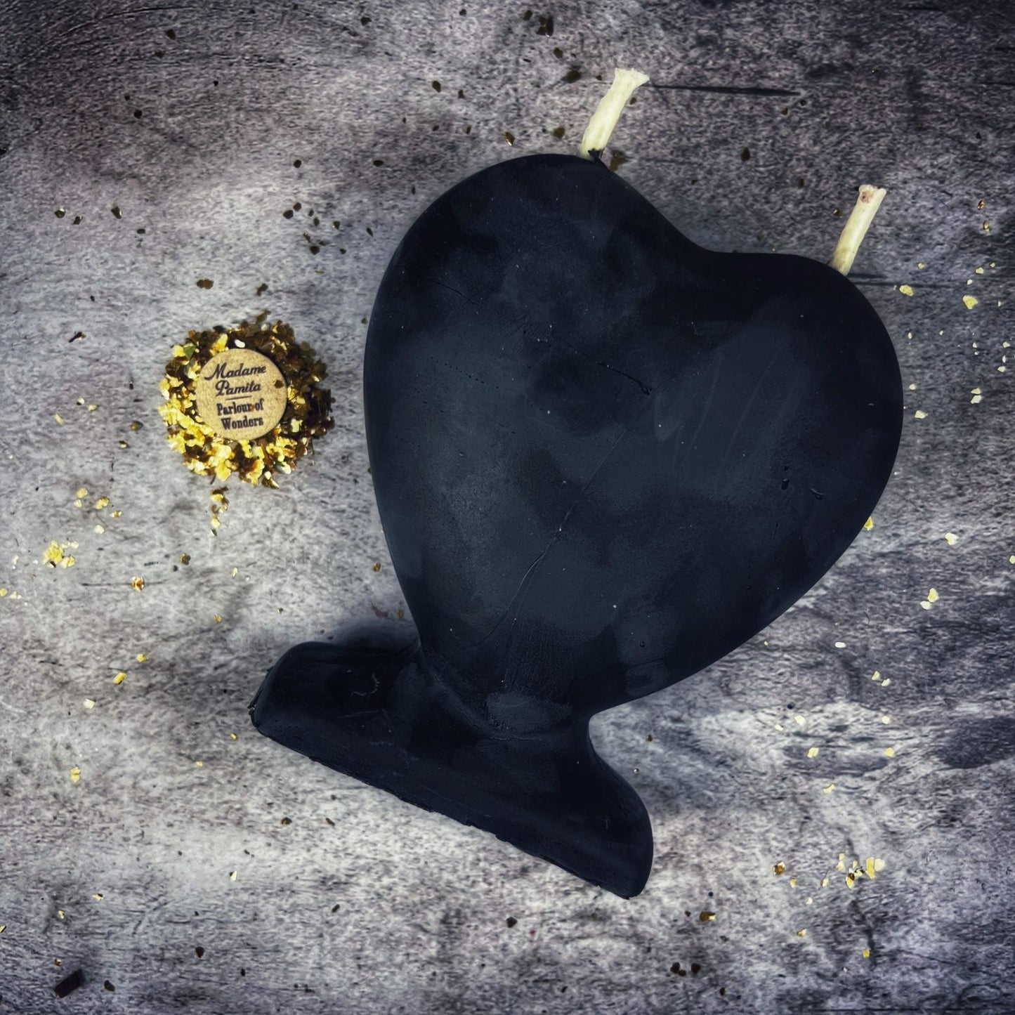 Vela Mágica de Amor Llama Gemela de Cera de Abejas - Magia para el Alma Gemela y el Amor Verdadero