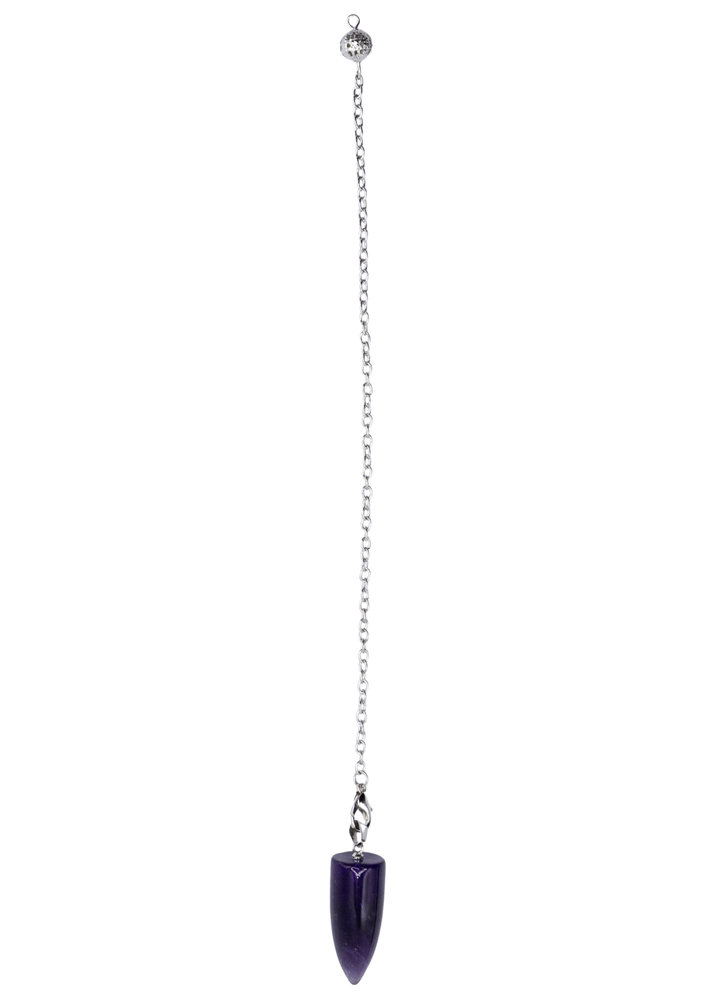 Péndulo de gota de amatista