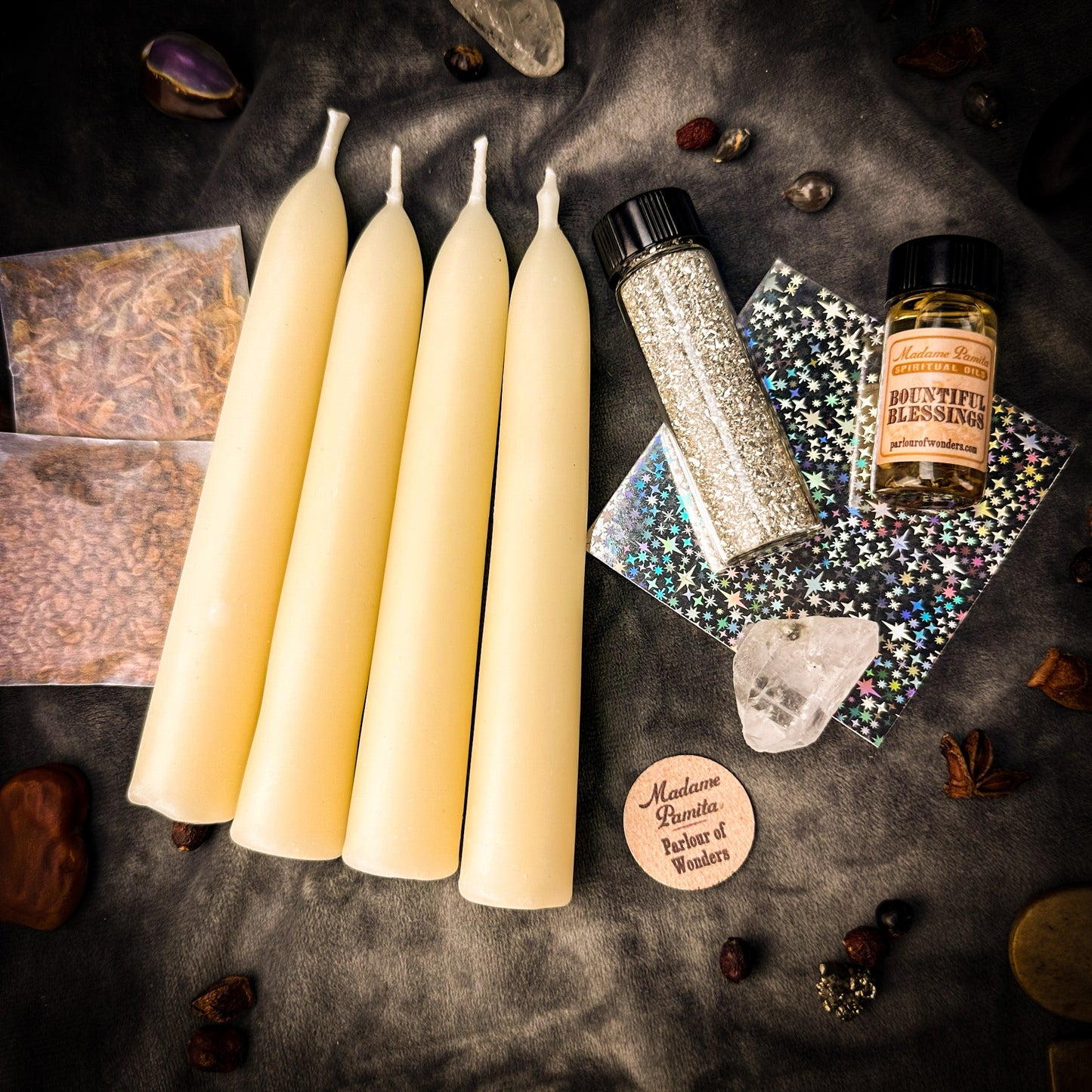 Paquete de Refuerzo del Hechizo de la Vela de los Milagros - Añade Bendiciones Divinas a Cualquier Kit de Hechizos con Velas