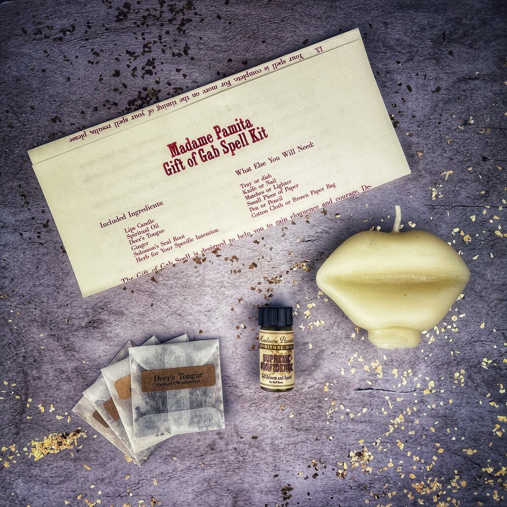 Kit de Hechizos con Vela "Don de la Palabra" - Elocuencia y Comunicación Poderosa