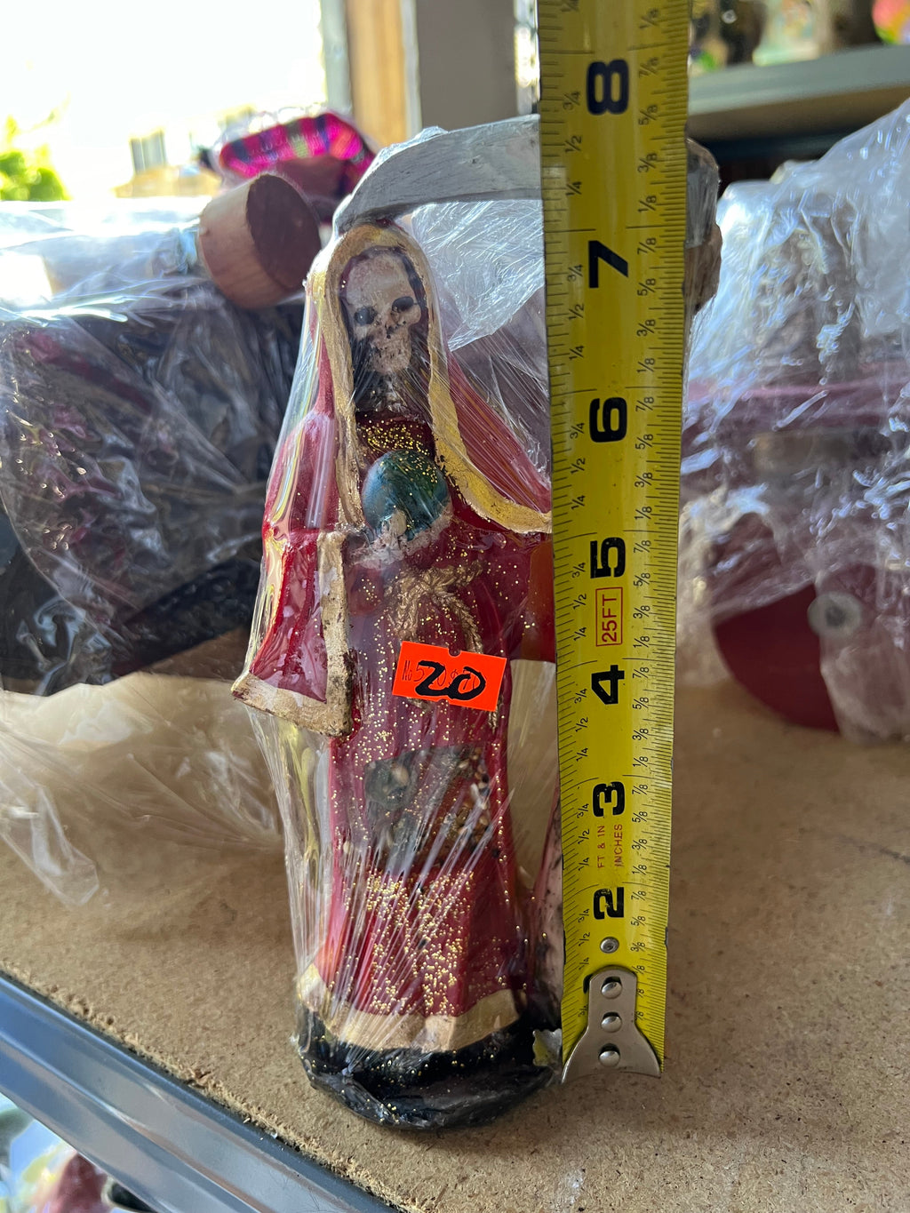 Figura de la Santa Muerte de 7 pulgadas - Imagen/Estatua