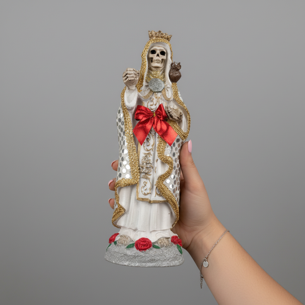Estatua Decorativa Santa Muerte de 34.29 cm