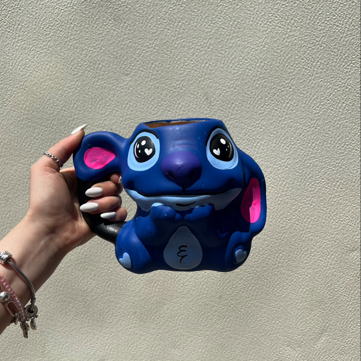 Taza Artesanal de Stitch
