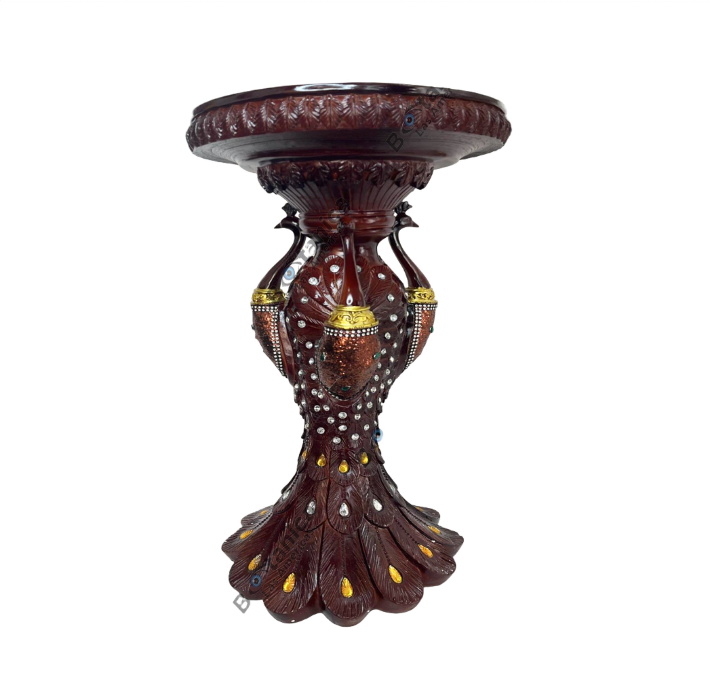 PEACOCK PEDESTALS ALL COLORS (28") HIGH