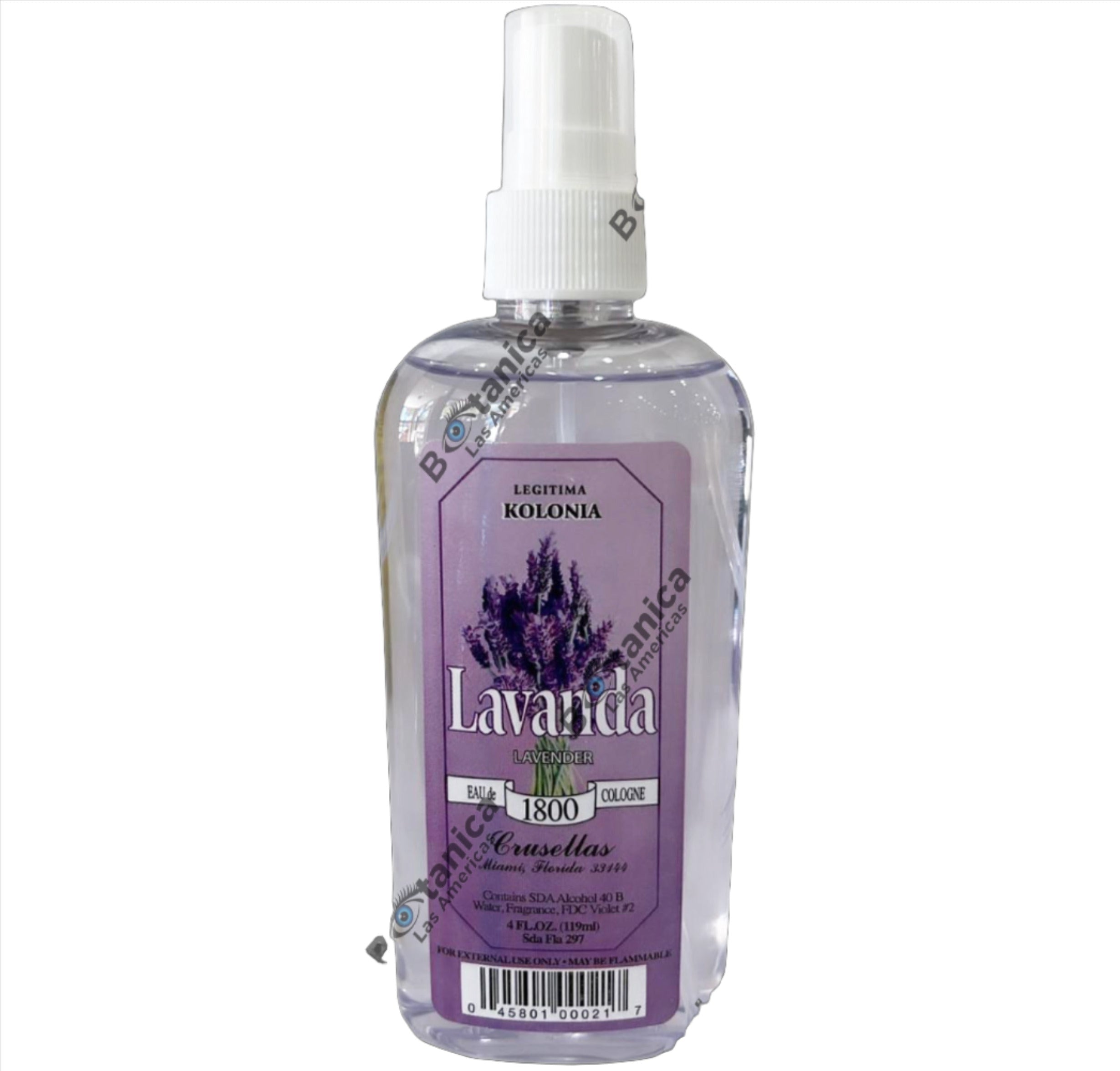 Colonia Lavanda (4 Oz)