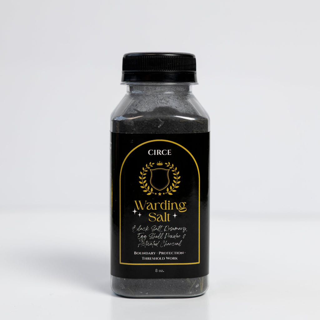 Sal Protectora – Mezcla de Protección Ritual con Sal Negra, Romero y Carbón Activado (8 oz)