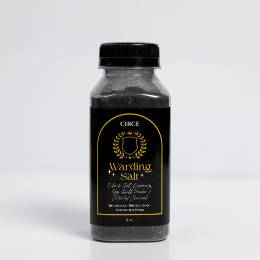 Sal Protectora – Mezcla de Protección Ritual con Sal Negra, Romero y Carbón Activado (8 oz)