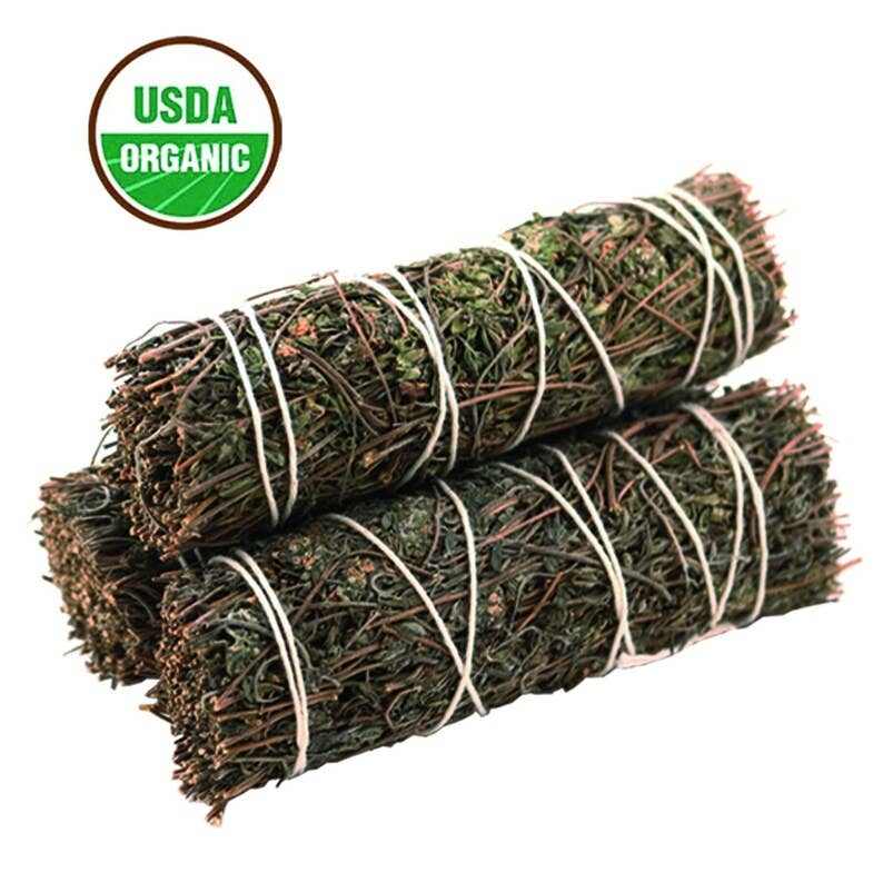 Atado para sahumar de Tomillo y Salvia (10 cm)