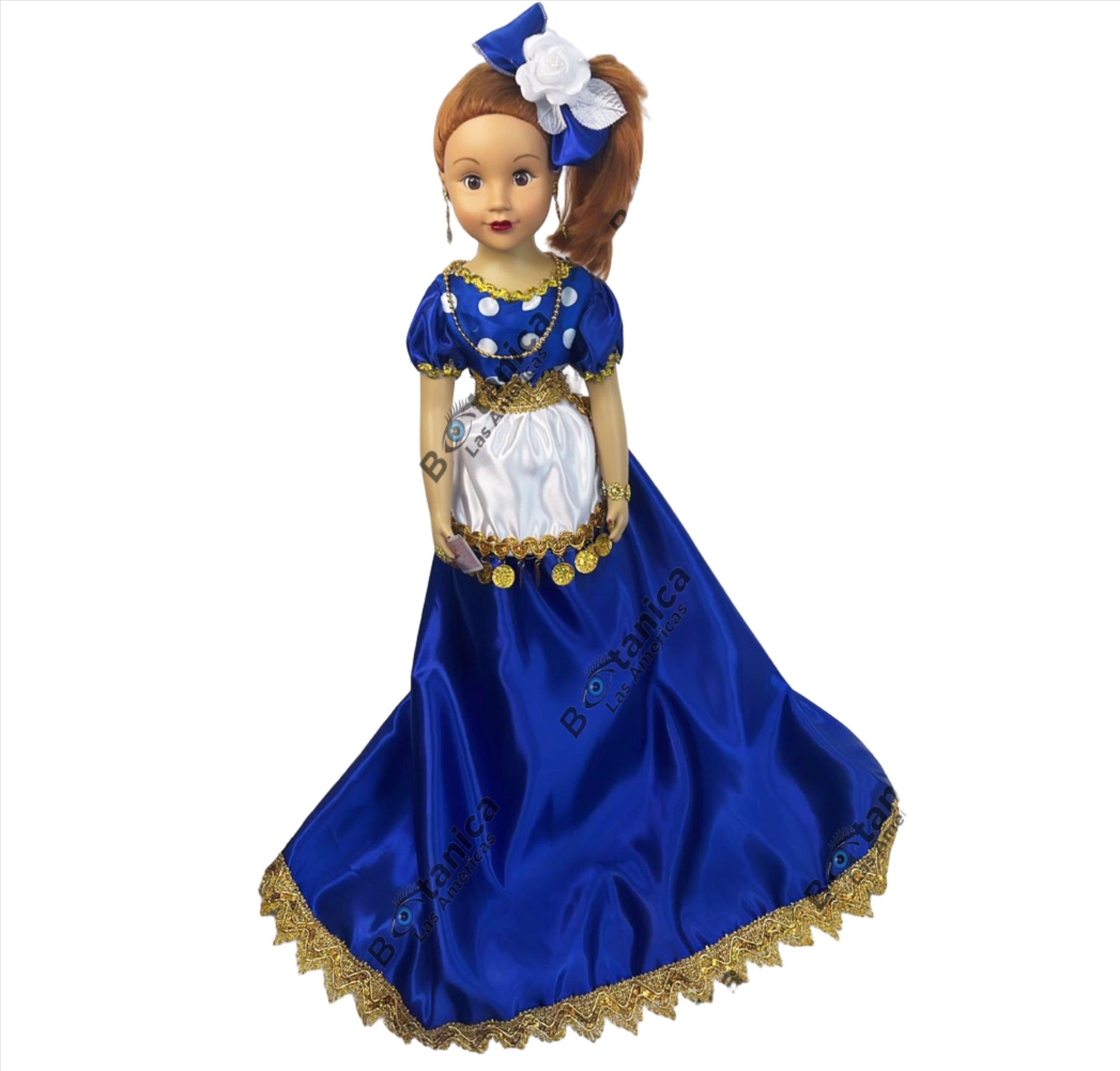 MUÑECA AZUL Y BLANCA (68.58 cm)