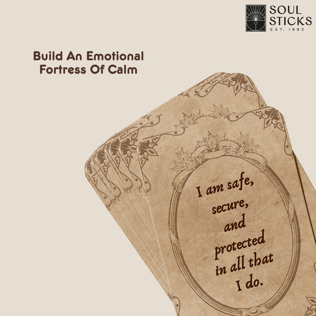 Affirmations Card Deck - Protection & Grounding, 5.5" x 3.5"