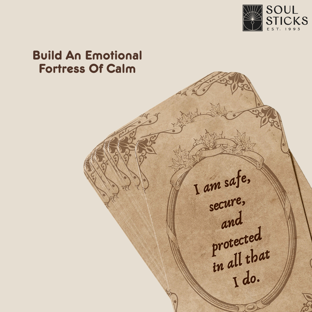 Affirmations Card Deck - Protection & Grounding, 5.5" x 3.5"