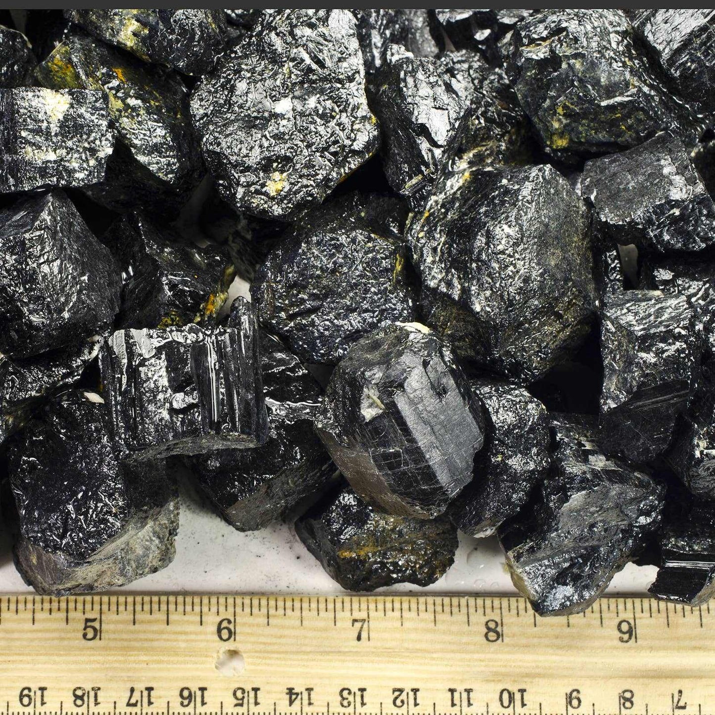 Turmalina negra en bruto – Piedra natural de la India