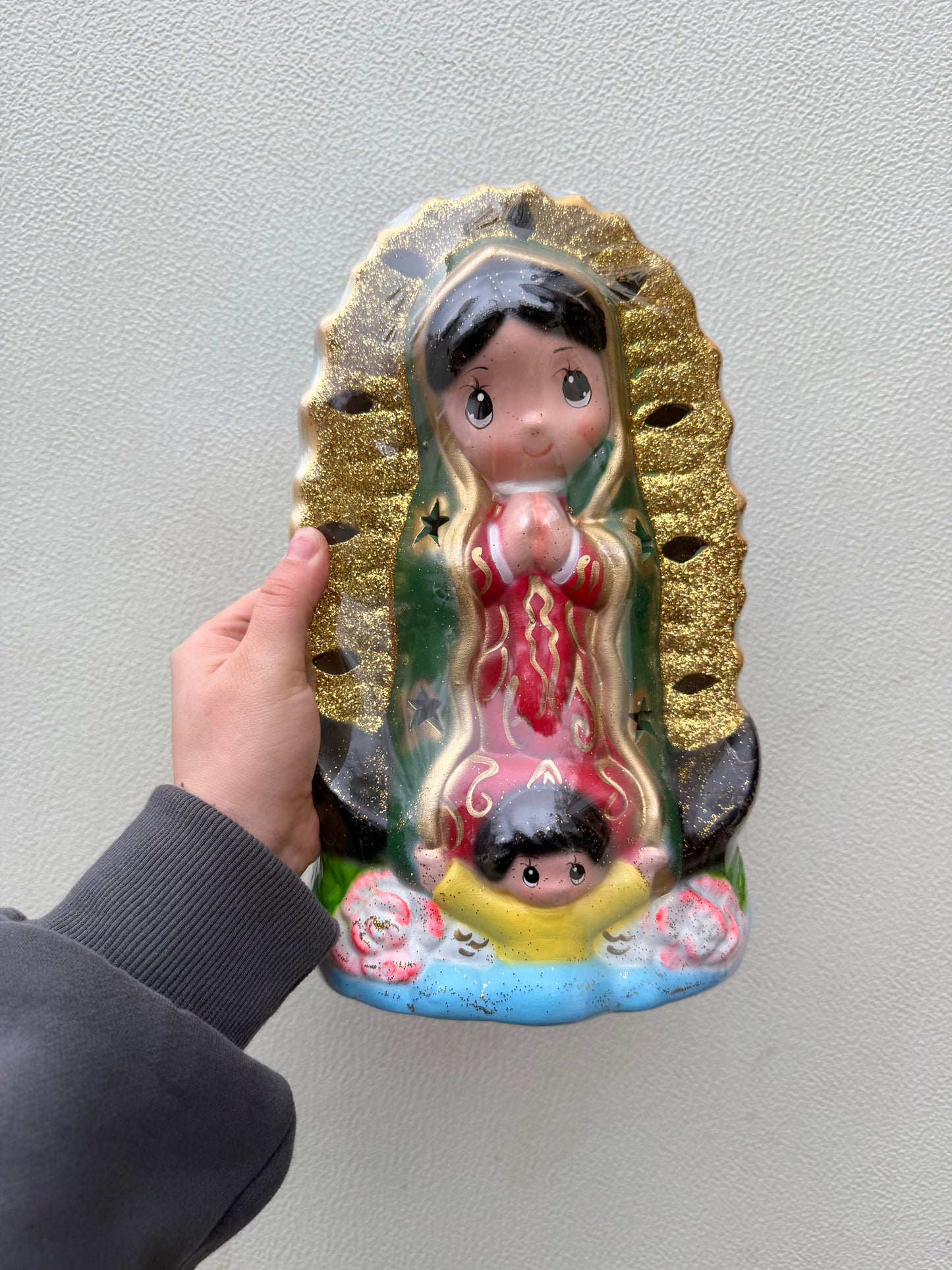 Lámpara de noche mediana de la Virgencita