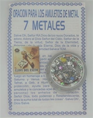 Prayer for Metal Amulets (7 Metals) - Amulet (Single)