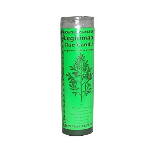 Vela Ruda 7 Días / Rue 7-Day Candle - Protection & Evil Eye Cleansing