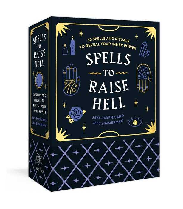 Hechizos para desatar el infierno (Baraja de cartas) por Jaya Saxena & Jess Zimmerman