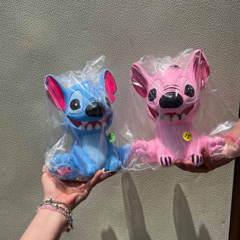 Hucha con forma de cerdito de Stitch