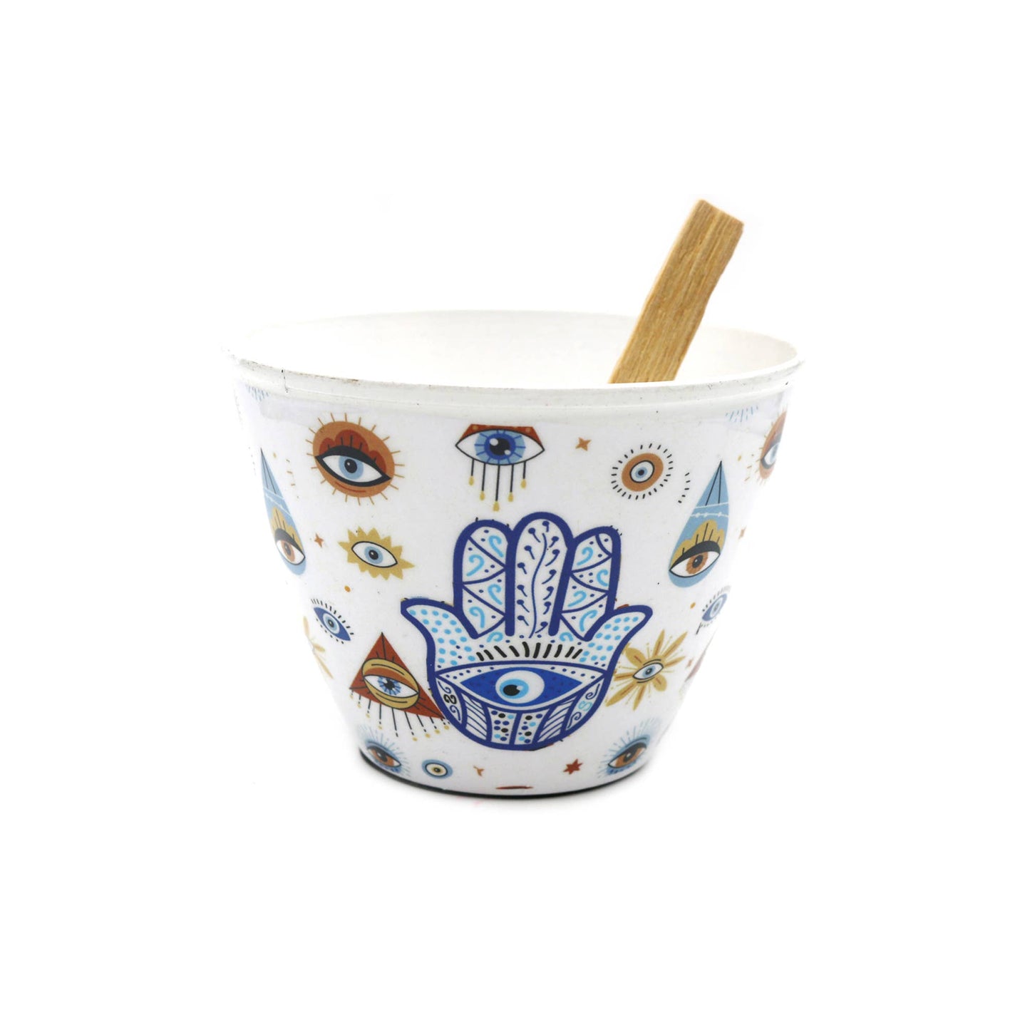 Cuenco Metálico para Sahumar - Mano de Fátima (10 cm)