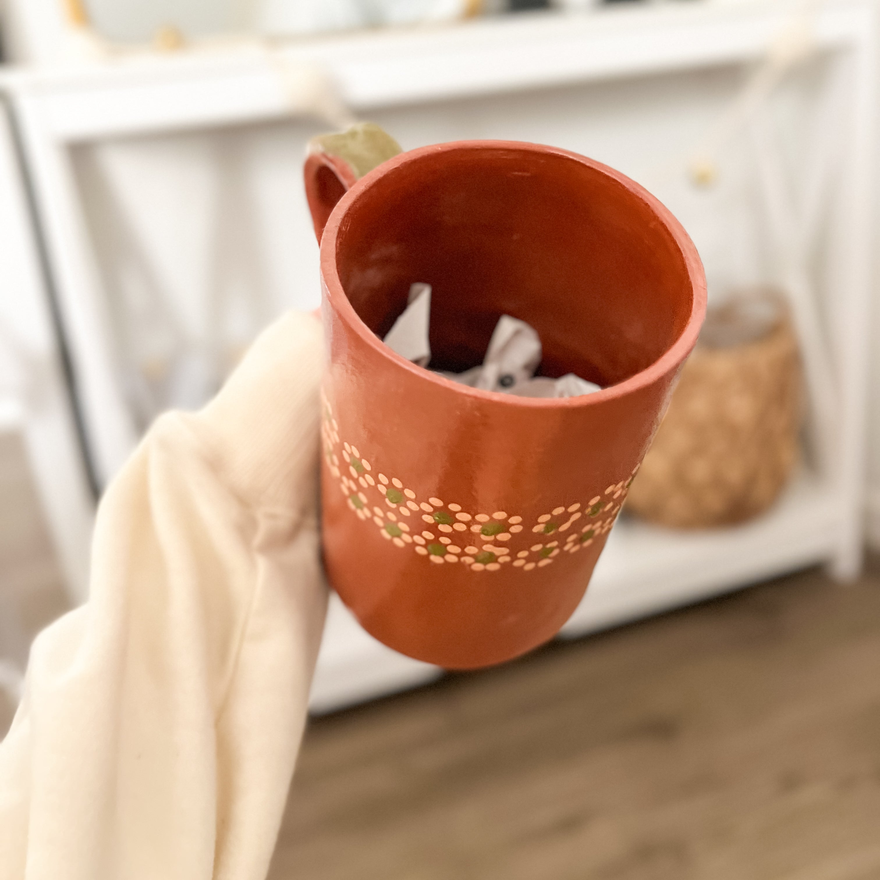 Mexican Traditional Large Cup Tarro 1L