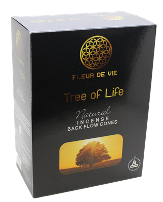 Flor de la Vida - Energía de Chakras - Conos de Cascada (Caja de 12)
