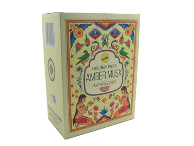 Sree Vani - Conos de Incienso de Lavanda Golden India (10 conos en 12 paquetes)