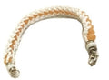 Pulsera con cuentas espaciadoras redondas facetadas de acrílico - Obatala Oshanla (Individual)