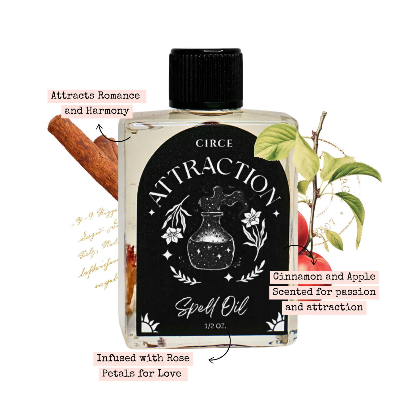 Mezcla de Hechizos de Amor de Afrodita + Aceite de Atracción – Set Ritual de Amor y Atracción