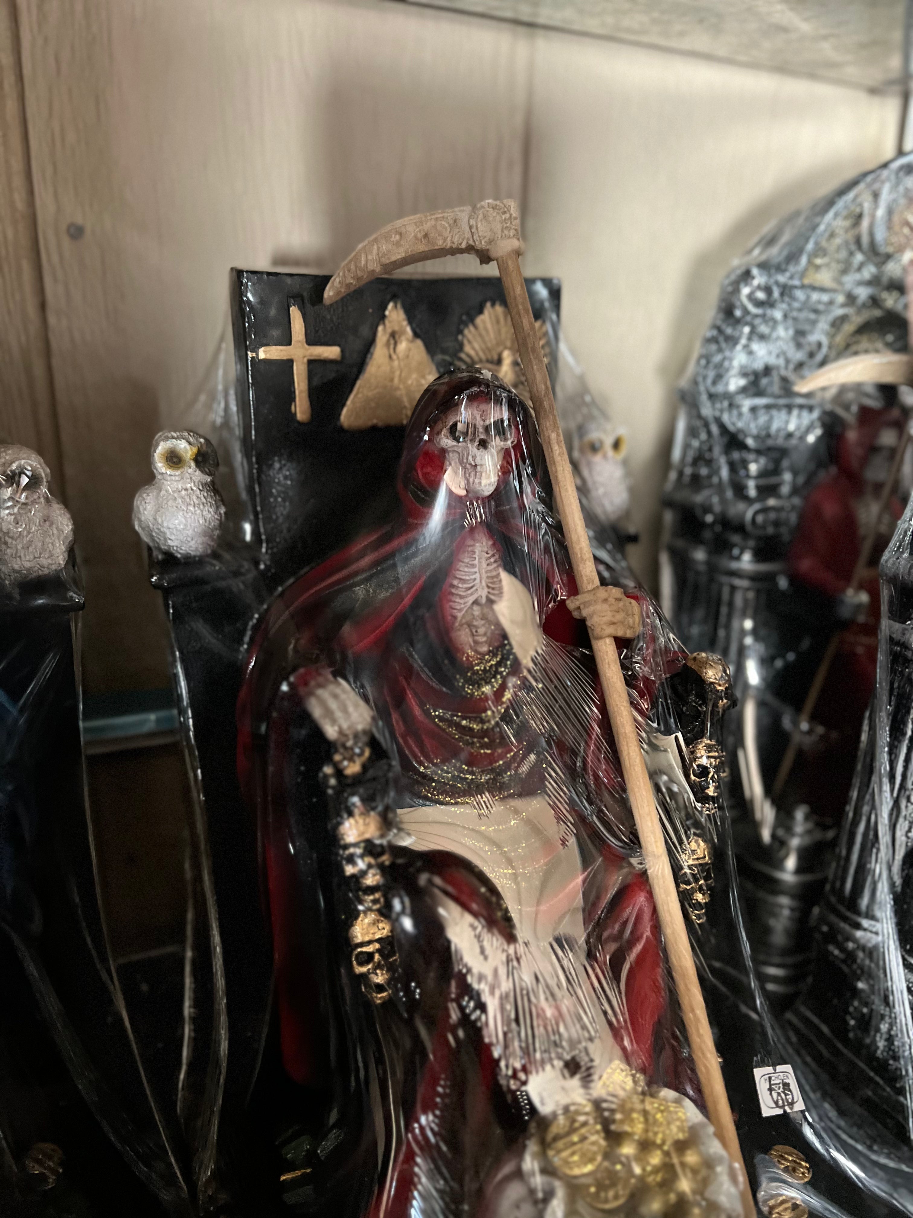 La Santa Muerte Statue Decor