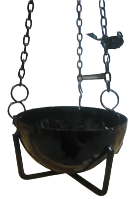 Olla de hierro negro de 3.5 pulgadas - Juego de 2
