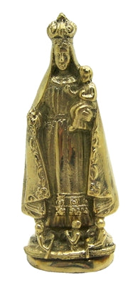 Estatua de Bronce Virgen de Cobre de 4 pulgadas