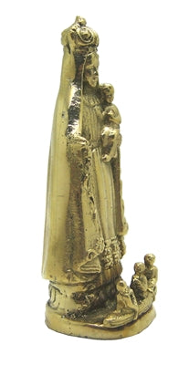 Estatua de Bronce Virgen de Cobre de 4 pulgadas