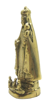 Estatua de Bronce Virgen de Cobre de 4 pulgadas