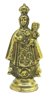 Virgen de Regla Figura de Bronce 4.25"