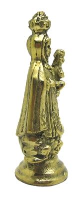 Virgen de Regla Figura de Bronce 4.25"