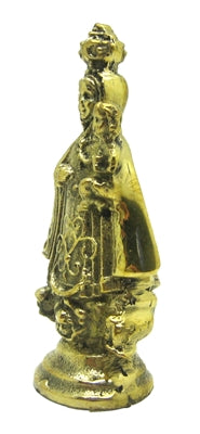 Virgen de Regla Figura de Bronce 4.25"