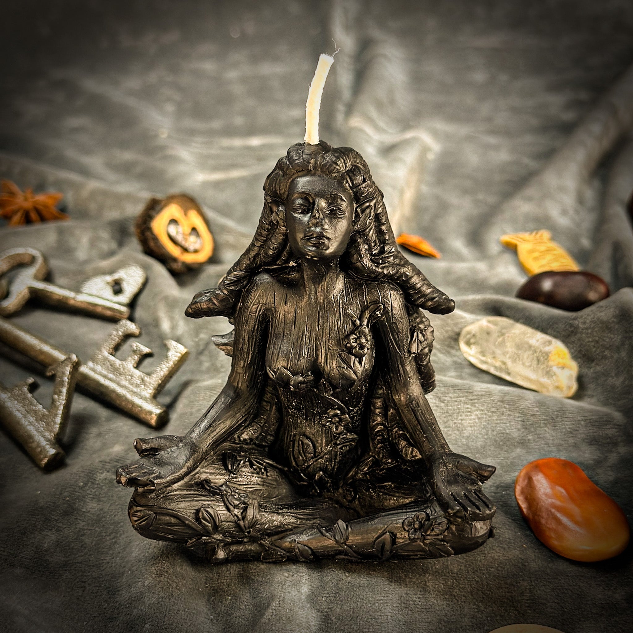 Forest Fairy Candle Spell Kit - Nature Spirit & Inner Peace Magic