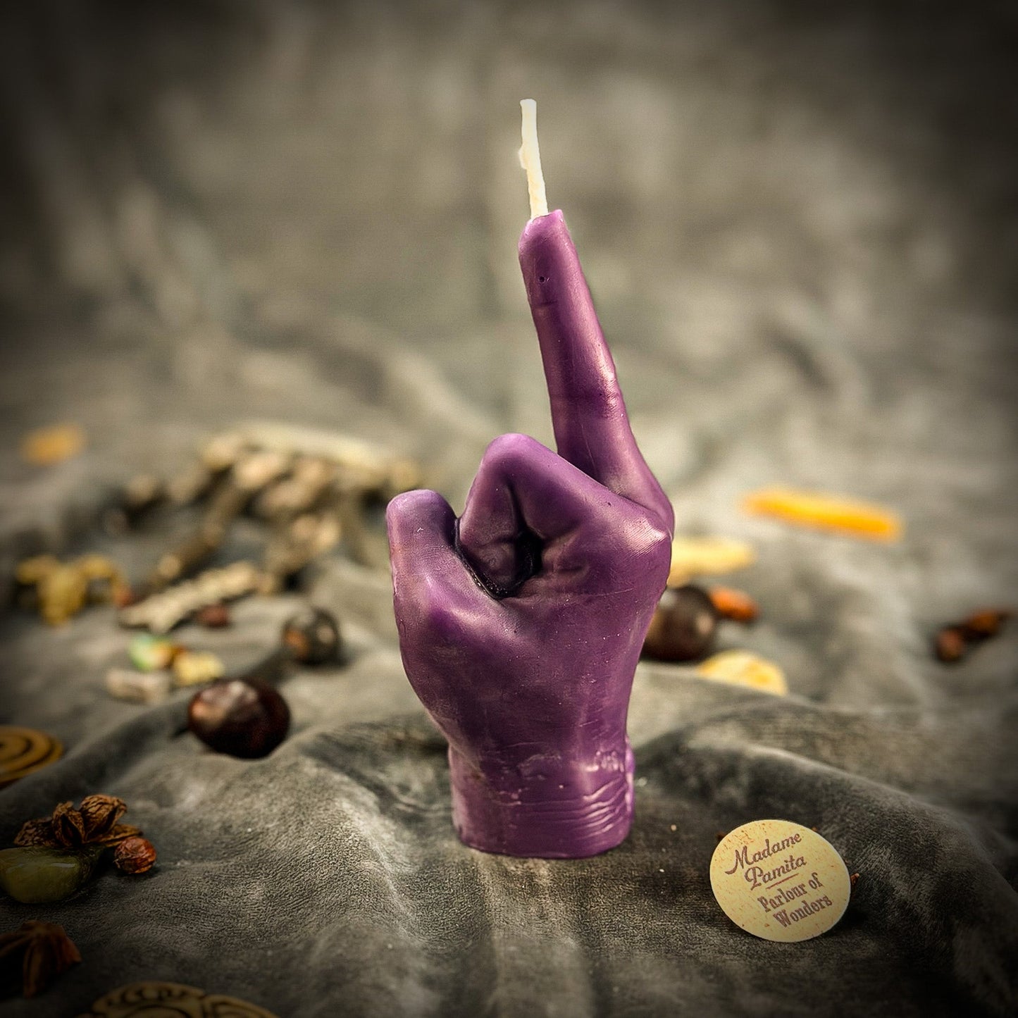 Kit de vela de dedo medio - Magia de destierro y empoderamiento