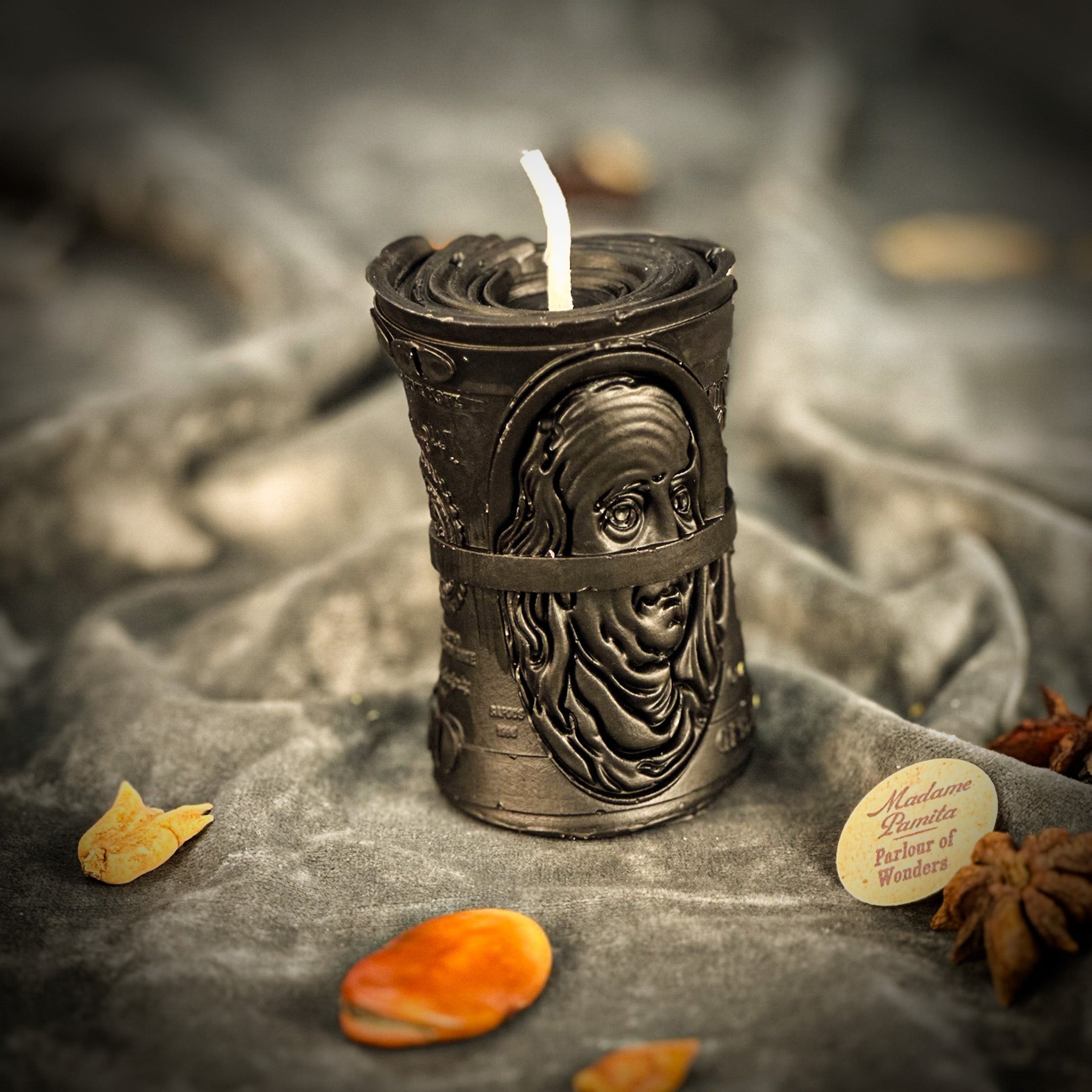 Beeswax Pay Me Spell Candle - Debt Collection & Fair Compensation
