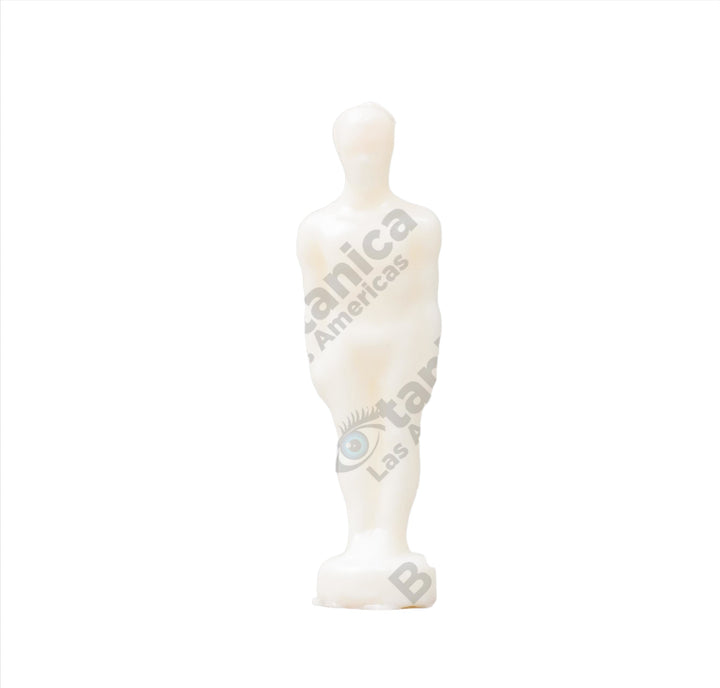 Vela Blanca Figura / White Human Figure Candle - Spiritual Cleansing & Ritual Work