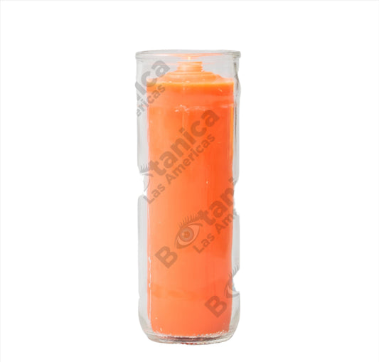 Vela Naranja Pull-Out / Orange Removable Candle - Energy, Creativity & Attraction